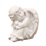 Maldaujantis angelas Statulėlė Stalo puo&scaron;mena Sodo statulos Angelo dervos figūrėlė Ornamentas kiemui, namams, terasai, knygų lentynai, veja