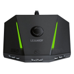 GameSir LeadJoy VX2 AimBox žaidimų konsolės klaviatūros ir pelės keitiklis Xbox / PS4 / PS5 For Xbox / PS4 / PS5 juoda