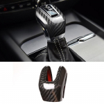 &bdquo;Volvo XC60 XC90 S60 V60 S90 V90 2013&ldquo; - Tikras anglies pluo&scaron;to automobilio pavarų perjungimo rankenėlės dangtelio apdailos lipdukas automobiliui ABS carbon fiber