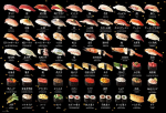 Beverly 1000 Dėlionė Sushi Dėlionė x 38 Juoda [Pagaminta Japonijoje] Mikro Dalelių Dėlionė, (26 cm) M81-624 juoda