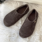 Birkenstocks nauji dviejų būdų laisvalaikio batai odiniai mink&scaron;to paduko kasdieniai batai žemi pilnai apimantys &scaron;lepetės 39