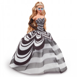 barbie 65-ojo jubiliejaus lėlė Signature Barbie 6 metų ir vyresniems bei HRM58 lėlė, &scaron;viesiaplaukė, persirengimo namelis, juoda, lėlė, persirengimo lėlė, lėlė, į vir&scaron;ų, juoda,