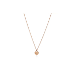 Tiffany & Co. Return To Tiffany &Scaron;irdelės žymeklis Mini 18K rožinio aukso karoliai Moteri&scaron;ki karoliai 72975111 F,Rose Gold