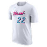 Nike vyri&scaron;ki NBA Miami Heat Essential Jimmy Butler 22 mar&scaron;kinėliai baltas IB5348-100 XL