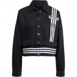 adidas Originals Moteri&scaron;kas Adibreak Džinsinis Dviejų Viename Sportinis Vir&scaron;utinis Drabužis Juodas Moterims JJ3095 S