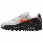 Nike Air Max 90 Atsparūs trinčiai Atsparūs trinčiai Žemi Kasdieniai Bėgimo Batai Unisex Pilki Juodi Oranžiniai IF0670-003 40.5