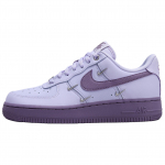 Nike Air Force 1 Lengvi ir pralaidūs orui žemi krep&scaron;inio bateliai Moteri&scaron;ki Violetiniai IX5253-555 37.5