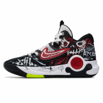 Nike KD Trey 5 X Demon Eyes Amortizacija Neslystantis Atsparus dilimui Žemi krep&scaron;inio batai Vyri&scaron;ki Juodi Raudoni DJ7554-007(Komanda241-) 40