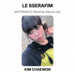 LE SSERAFIM ANTIFRAGILE Weverse Albumo Versija. Oficiali nuotraukų kortelė KIM CHAEWON 02