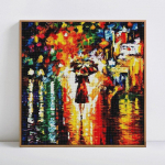 Deimantinės tapybos peizažas Namų dekoravimas kryželiu Deimantinis siuvinėjimas 30x30