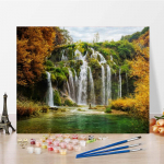 &bdquo;Pasidaryk pats&ldquo; tapyba pagal skaičius Skaičiai Aliejinė tapyba Rankomis tapyta Skaitmeninė aliejinė tapyba Namų dekoravimas Drobė 40x50cm no frame