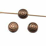 10vnt sūkuriniai karoliukai sriegių karoliukai mažų skylučių tarpikliai karoliukai pakabukas Jewelri antikvarinės bronzos spalvos 8x8x4 mm