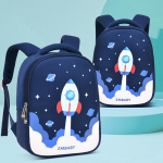 Mados animacinių filmų raketų berniukų mokyklinės kuprinės animacinių filmų automobiliams mažiems vaikams mokykliniai krep&scaron;iai darželis mergaitėms 3-6 m. 27*22*12cm