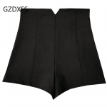 Nauji elastingi A formos plačių kojų &scaron;ortai moteri&scaron;kos laisvalaikio kelnės auk&scaron;tu juosmeniu, plonos ir dėvėkite kar&scaron;tas kelnes lauke S