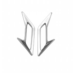 GL1800 Chromuotos priekinio ir galinio sparno ventiliacijos dekoratyvinės apdailos juostelės Honda Goldwing GL1800 Goldwing 1800 GL 1800 2018- Rear