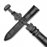 Laikrodžio apyrankė 18mm 19mm 20mm 21mm 22mm 24mm Calf Natūralios odos laikrodžio apyrankė Alligator grūdėta laikrodžio dirželis, skirtas Tissot Seiko 21mm