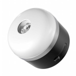 Kempingo žibintas Camping Light + Powerbank / 5 režimai / magnetas / kabliukas / IP65 / 5W / Type-C 3600 mAh juoda