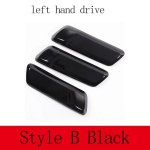 LHD RHD ABS Carbon fiber Car Door Inner Door Handle Decorative Cover Sticker Accessories For Land Rover Defender 110 -2023 LHD Style B-PURPLE black