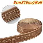 10 m / ritininis 3D sienų apdailos linijos grindjuostės kra&scaron;tinės Lipnios vandeniui atsparios grindjuostės sienų lipdukas, skirtas kambario namų dekoravimui varis