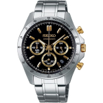 [Seiko] SEIKO 15 sekundžių chronografo kvarcinis laikrodis vyri&scaron;kas SBTR015 Juodas x Auksinis gray