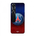 Coque pour Oppo A78 5G PSG Logo color&eacute; Maniacase juoda