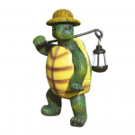 Vėžlio sodo statula, derva, lauko dekoras, vėžlio figūrėlė, atspari oro sąlygoms, stovinti vėžlio skulptūra kiemo terasos vejai Tortoise