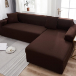 Universalus Elastingas Sofa Klojinių Užvalkalas - Vienspalvis, Atsparus Įbrėžimams, Apsauga keturiems sezonams Chaise Lounge klojiniams 3-Seater (190-230cm)
