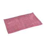 TAPIS DE BAIN 45 x 75 CM MICROFIBRE UNIE SWEETY ROSE POUDRE