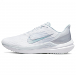 Nike Air Winflo 9 Balti Pure Platinum Moteri&scaron;ki sportbačiai Particle-Grey Metallic-Silver DD8686-100 44.5