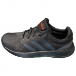 Adidas Lite Racer patogūs ir universalūs žemapadžiai bėgimo bateliai, juodi, unisex sportbačiai JP6338 42⅔