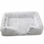 Pliu&scaron;inė apvali naminių gyvūnų lova &scaron;unims ir katėms - Žieminis &scaron;unų kilimėlis XXL 120x80x20cm (No Inner Liner)