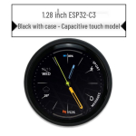 ESP32-C3 kūrimo plok&scaron;tė su 1,28 colio apvaliu LCD jutikliniu ekranu, WiFi ir Bluetooth moduliu