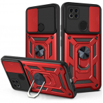 Dėklas Xiaomi Redmi 9C Dėklas Redmi 9 C NFC Smūgiams atsparus Bamperis &Scaron;arvai Apsauginis Žiedas Kameros Objektyvui Laikiklis Magnetinis Telefono Dėklas for Redmi 9C NFC
