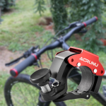 Bike Bell Bicycle Supplies Easy to Install Crisp and Sound for Road Bikes raudona