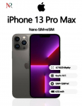 Atnaujintas Apple iPhone 13 Pro Max i&scaron;manusis telefonas su Nano-SIM+eSIM 128GB pilka