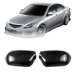 Originalūs anglies pluo&scaron;to galinio vaizdo veidrodėlių dangteliai 2003-2012 m. Mazda 6 modifikacijoms No size specification