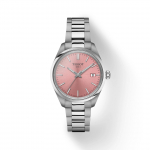 Tissot Nerūdijančio plieno rožinis ciferblatas Vyri&scaron;kas madingas laikrodis T150.210.11.331.00 rožinė