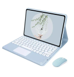 Klaviatūros dėklas, skirtas Redmi Pad Pro 12.1 colio, su Bluetooth ir lietimui jautriu skydeliu, plan&scaron;etinio kompiuterio dėklas, skirtas Redmi Pad Pro 12.1 Funda Korean Keyboard mėlyna