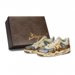Jordan Air Jordan 4 Vintažiniai krep&scaron;inio batai Unisex vidutinio auk&scaron;čio raudoni/rudi/mėlyni IB6716-100(Team80-SBOX) 36.5