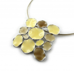 Les Tr&eacute;sors De Lily [E0402] - Collier Cr&eacute;ateur 'Mimosas' Beige smėlis