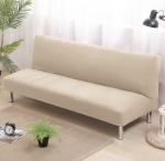Vandeniui atsparūs sofos lovos užvalkalai be porankių Elastingi sandarūs sofos užvalkalai, elastingi, lankstūs užvalkalai Sofa, skirta banketui M Size dramblio kaulas