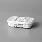 &Scaron;aldytuve ir mikrobangų krosnelėje saugus maisto indas 350 ml / 700 ml / 800 ml / 1600 ml keturių talpų pasirinktinai 350mL balta