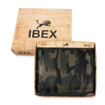 ibex įvairiaspalvė dirbtinės odos unisex piniginė (Apvali grandinė 145)