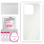 apgo MATTE Protective Skin Sticker for the back compatible with Realme C53, Wrap Film, Hydrogel Film, Flexible, Soft TPU with positioning layer easy i