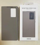 Originalus Samsung Smart View piniginės atverčiamas dėklas, skirtas Samsung Galaxy S24 Ultra SM-S928B Smart View telefono dėklo dangtelis