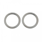 Skirta Mercedes Benz GLC 253 2015-2019 galinės sėdynės oro kondicionieriaus kintamosios srovės i&scaron;leidimo angos apdailai pritaikyti dirbtinio kri&scaron;tolo deimantų lipduką sidabras