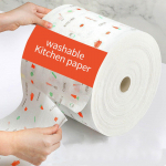 &bdquo;Lazy&ldquo; audinys, sausas ir &scaron;lapias dvejopo naudojimo, buitinis valymas, virtuvės popierius, specialus popierius, vienkartinis indų plovimo audinys, sugeriantis ir neriebus One Size balta