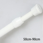 Daugiafunkcis teleskopinis užuolaidų ir drabužių džiovinimo strypas &ndash; be smūgių, idealiai tinka durų užuolaidoms, virtuvės pertvaroms ir du&scaron;ams.