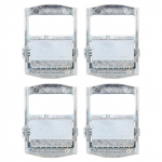 4 vnt. Cinko lydinio sagtis didelio stiprumo krovinių tvirtinimo diržui, fiksuotas įtempiklis, reketinė sagtis(25 mm )