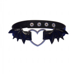Moteri&scaron;ki karoliai &Scaron;irdies formos odiniai apykaklės odiniai karoliai One Size